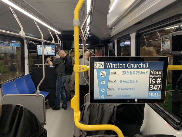 Señalización digital de autobuses