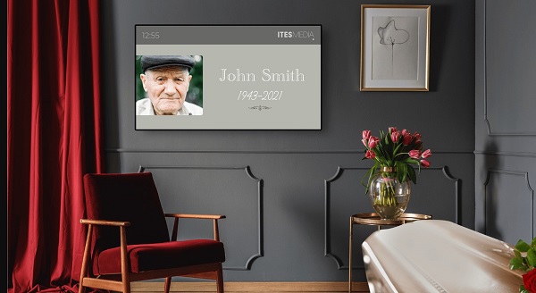 digital signage en tanatorios